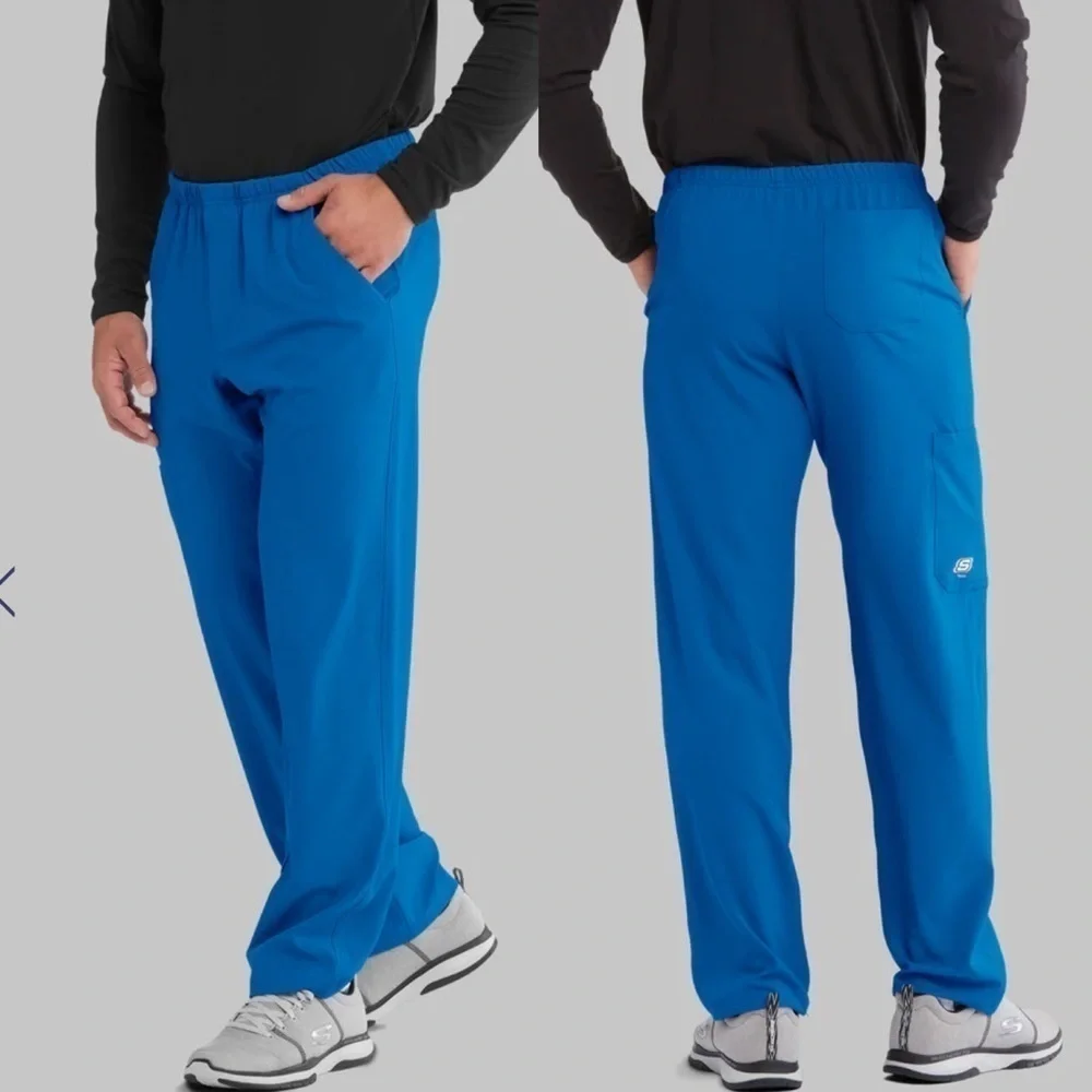 NWT Sketchers by Barco Structure Scrub Pants Galaxy Blue XS